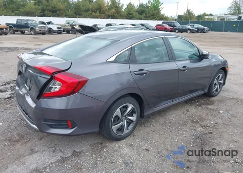 2020 Honda Civic Lx из США, поврежденный, VIN 2HGFC2F62LH506052